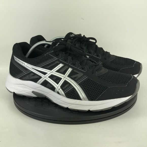 Asics Gel-Contend 4 Black/White Athletic Running Shoes T716N Men's Size 11.5 4E - Picture 3 of 12
